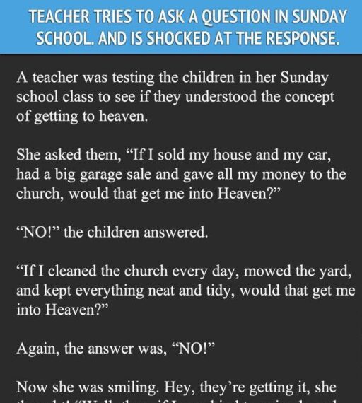 Teacher tries to ask..