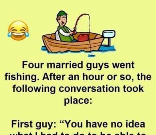 Four married guys and their fishing trip