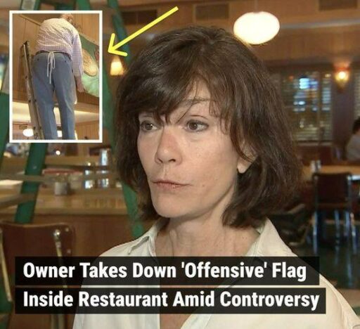 Owner Takes Down ‘Offensive’ Flag Inside Restaurant Amid Controversy