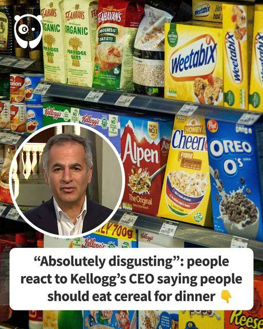 Kellogg’s CEO Blasted After He Tells Poor Families To Eat Cereal For Dinner