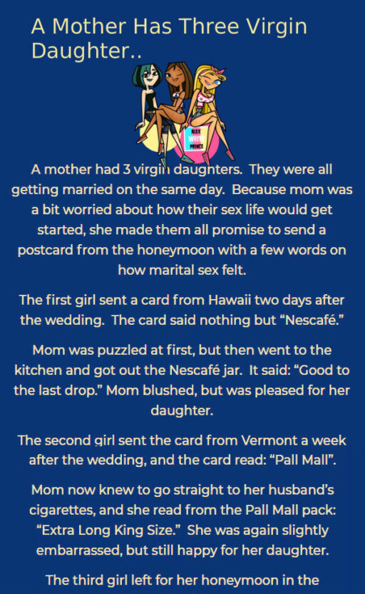 A mother….