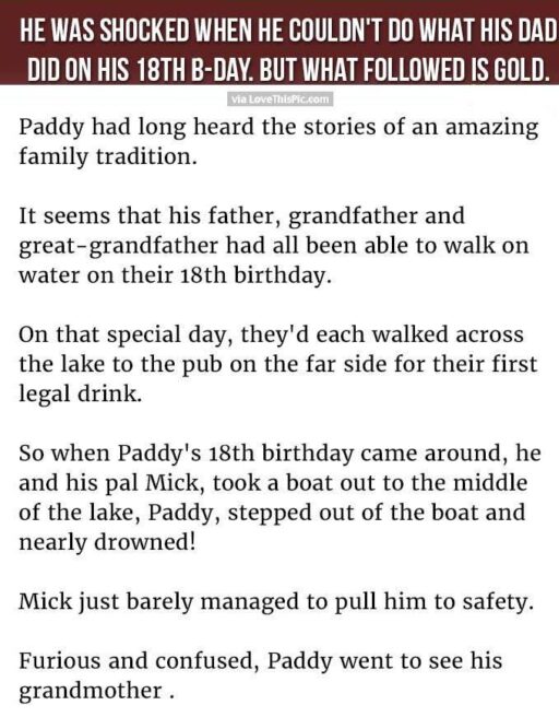 He Was Shocked When…