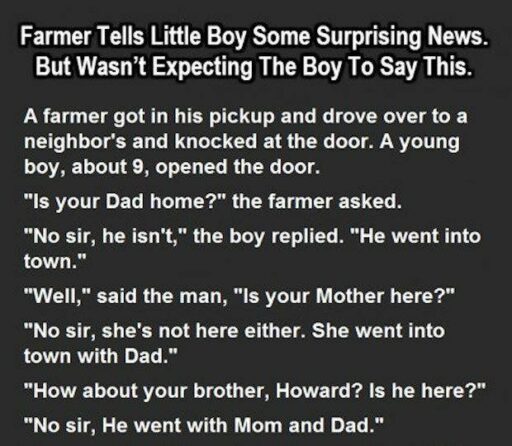 Farmer tells…