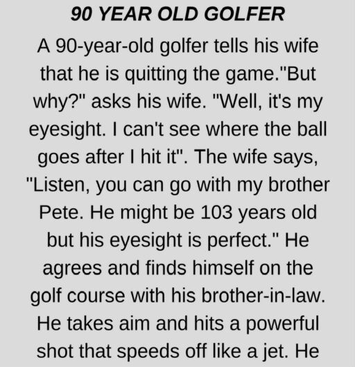 90 year old golfer