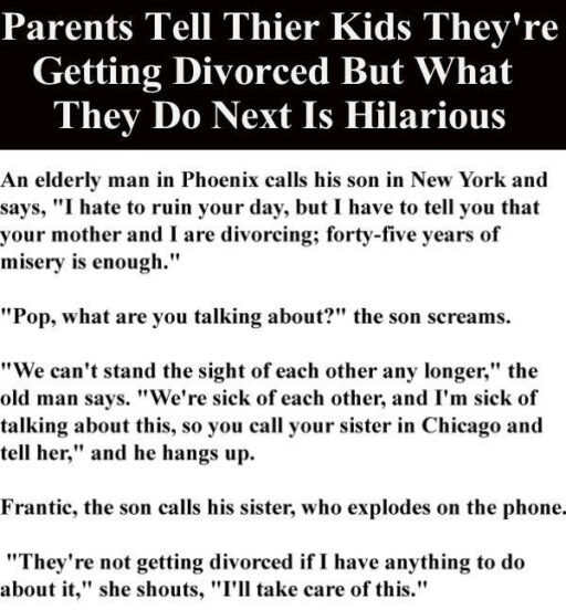 Parents Tell Kids They’re…