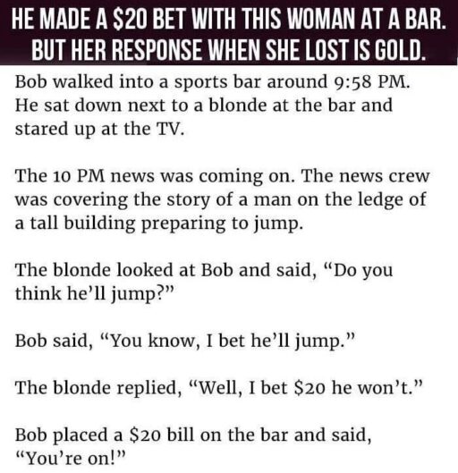 He Made a 20$ …